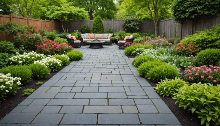 idee deco jardin avec ardoise