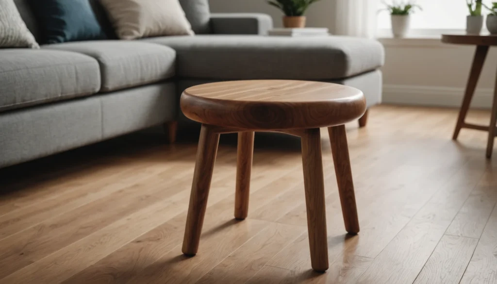 tabouret design en bois